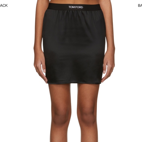Tom Ford black lounge skirt size Medium - Picture 3 of 6
